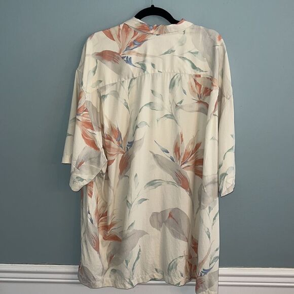 Tommy Bahama NWT 100% Silk Hawaiian shirt Men’s 2XL Big & Tall - Picture 9 of 13